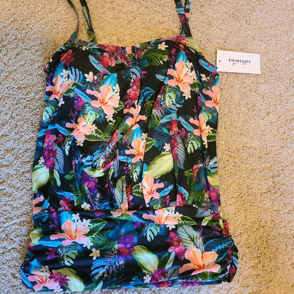 Women's tankini bathing suit top